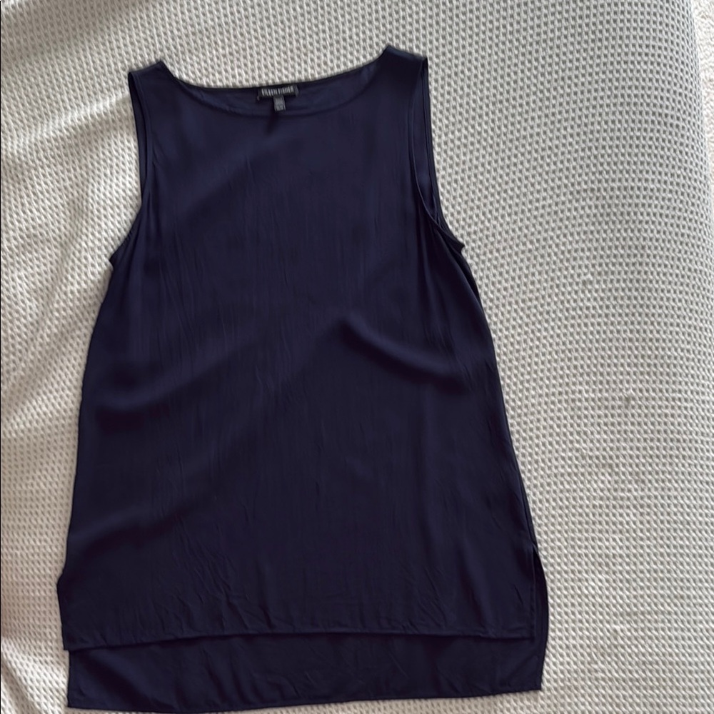 Eileen Fisher silk long tank